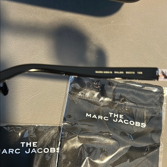 New ,Marc Jacobs Black and Gold Aviator Sunglasses main image 6